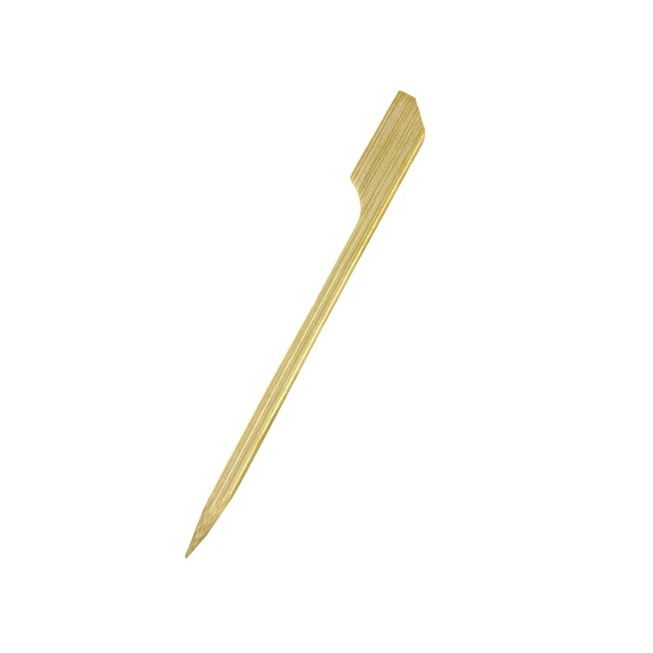 100 darabos készlet, bambusz nyársak, 9 cm
