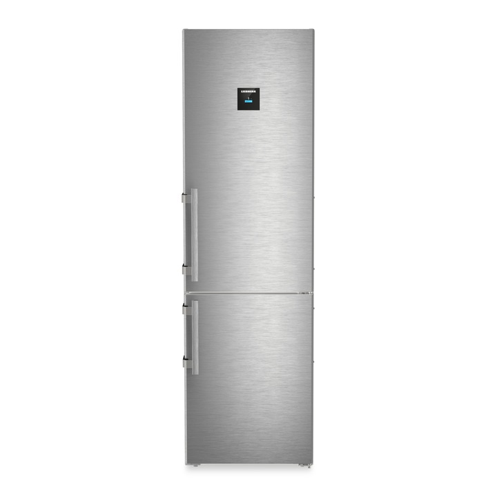 Хладилник с фризер Liebherr CBNsdc 5753 Prime, BioFresh, NoFrost, Обем 362 л, 201.5 см, Клас C, Инокс Сребрист