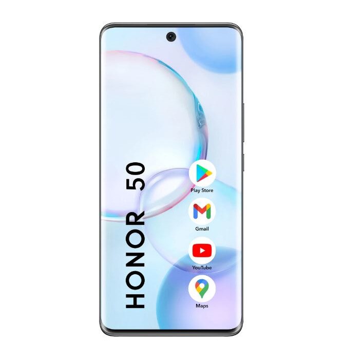Смартфон Honor 50, 256GB, 8GB RAM, Dual SIM, 5G, Midnight Black - eMAG.bg