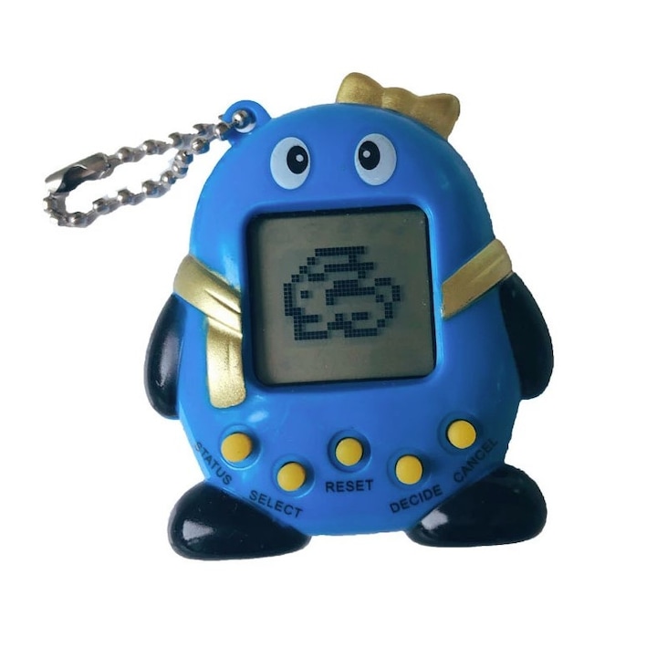 Интерактивна игра за деца Zola, Тамагочи, Домашен любимец, 5х5 см, Син