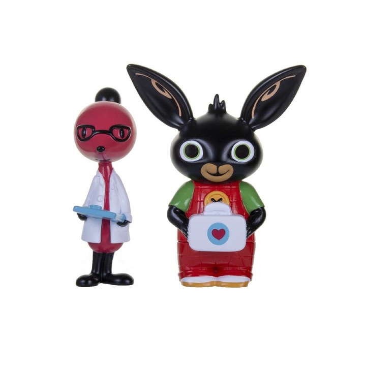 Set 2 figurine, Bing si Dr Molly, multicolor