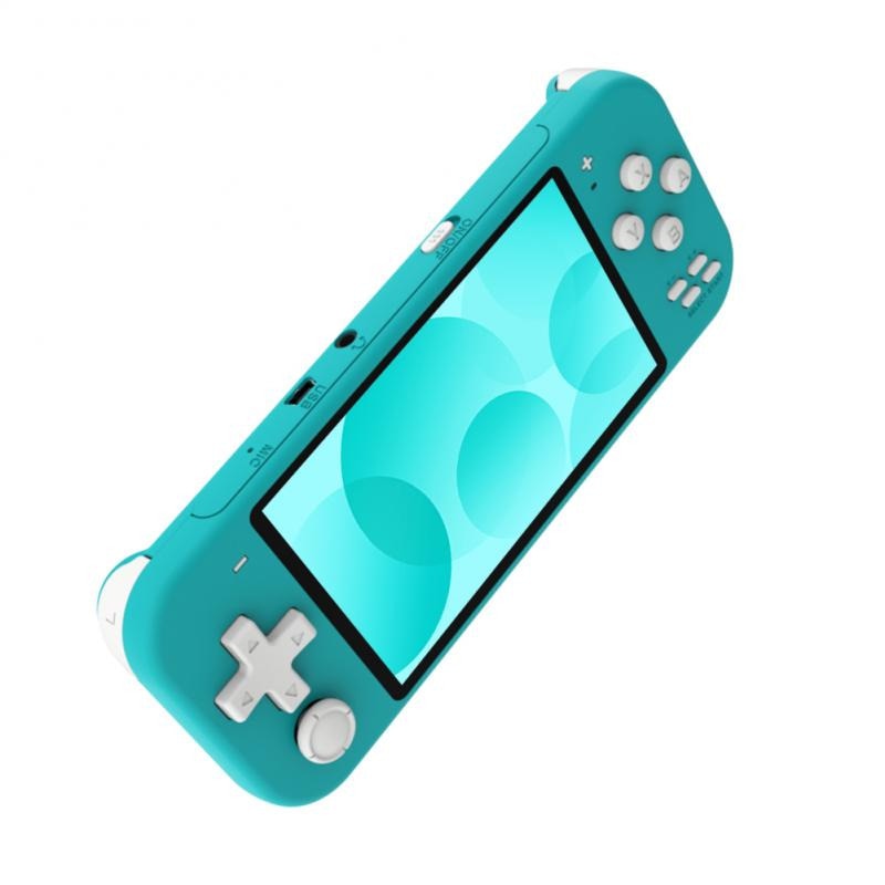 Consola de jocuri portabila, STELS, X20 Mini, Tehnologie inteligenta, Ecran color de 4.3 inch, 10.000 de jocuri, Verde
