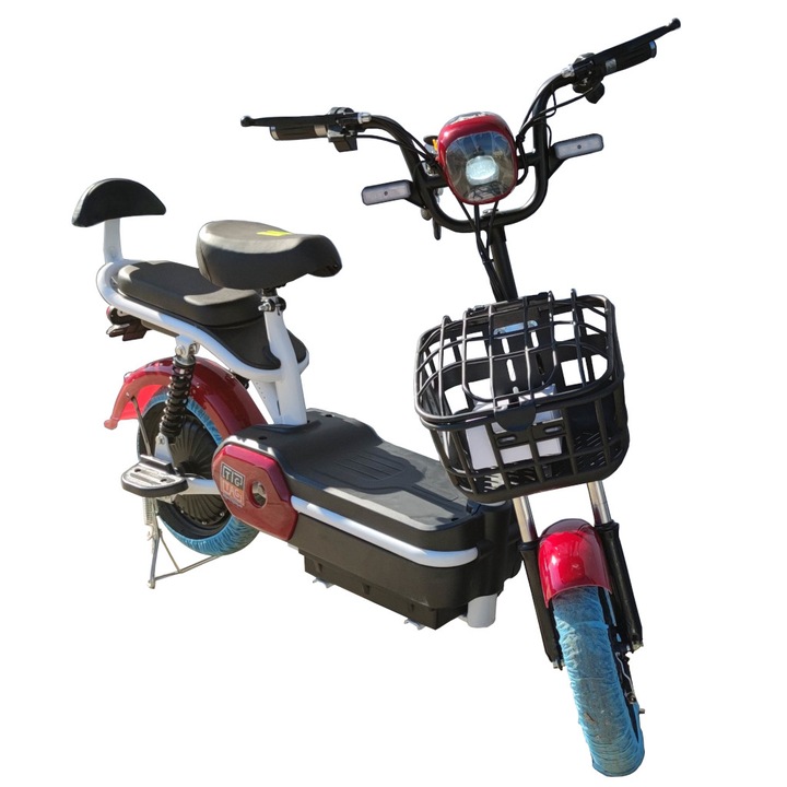 Електрически скутер TIGTAG B12, 350W, двуместен, 35 km/h, бордо