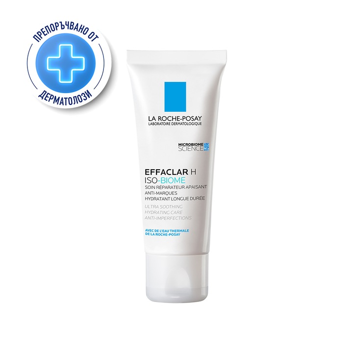 Хидратиращ крем La Roche-Posay Effaclar H ISO-BIOME, Успокояващ, За мазна кожа, 40 мл