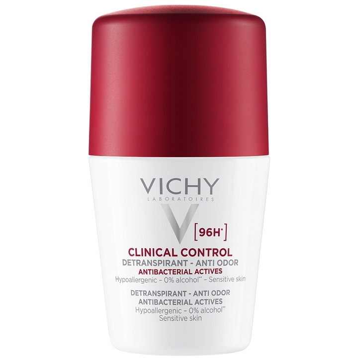 Deodorant roll-on antiperspirant Vichy clinical control 96H, 50 ml