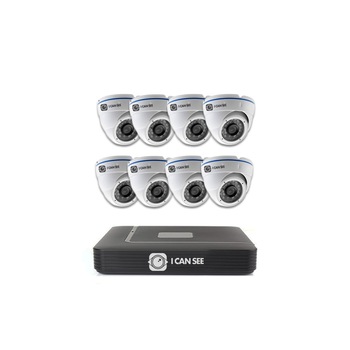 Kit supraveghere ICANSEE ICS-KU130-8A, cu 8 camere de interior / exterior, DVR 8 canale Full HD 1080p, 1 canal audio Kit supraveghere ICANSEE ICS-KU130-8A, cu 8 camere de interior / exterior, DVR 8 canale Full HD 1080p, 1 canal audio