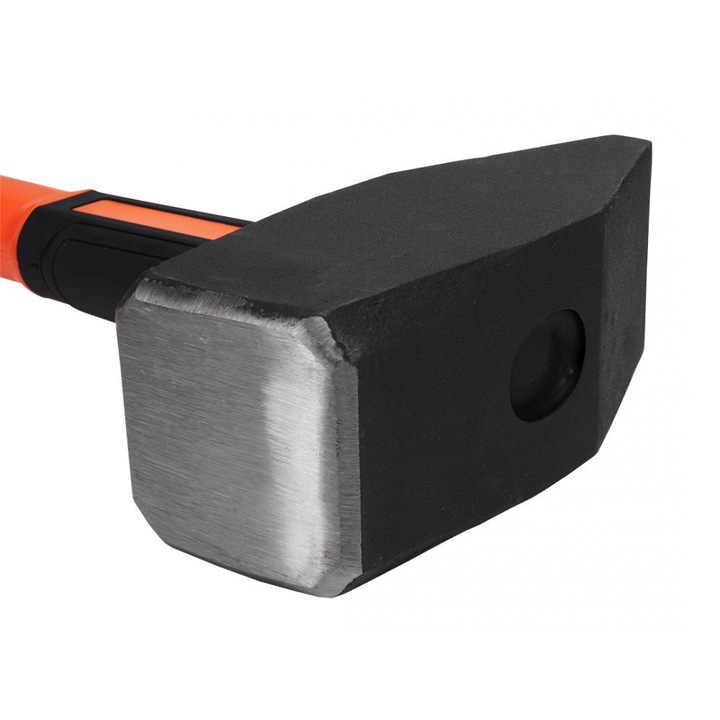 Általános kalapács 6kg, üvegszál nyél, kétkomponensű markolat