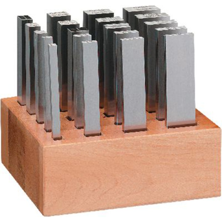 Set 24 cale paralele din otel 150 mm, 143221.0400