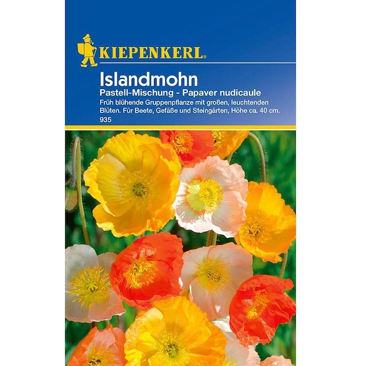 Seminte de Papaver Pastel Mix - 30 seminte