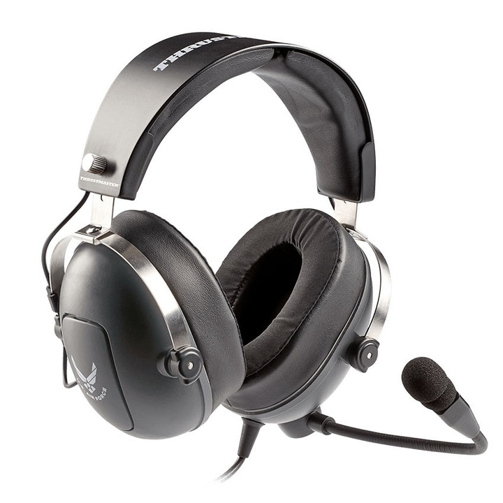Thrustmaster 4060104 T. Flight U. S. Air Force Edition Headset, fekete