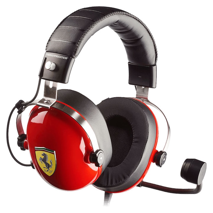 Thrustmaster 4060197 T. Racing DTS Scuderia Ferrari Edition Headset fekete-piros