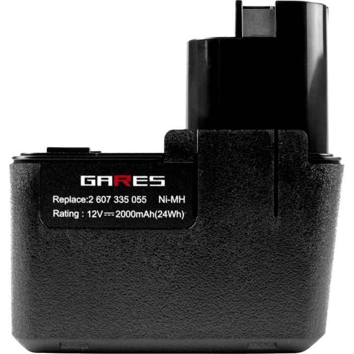 Baterie Gares 12V 2Ah pentru Bosch GLI GSR PSR 12VES-2 GSB 12VSP-2 PSR120