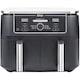 Friteuza cu aer cald Ninja Foodi DualZone AF400, 9.5l, 2470W, 6 functii de gatit, 2 placi cu invelis ceramic, functii Sync&Match, negru