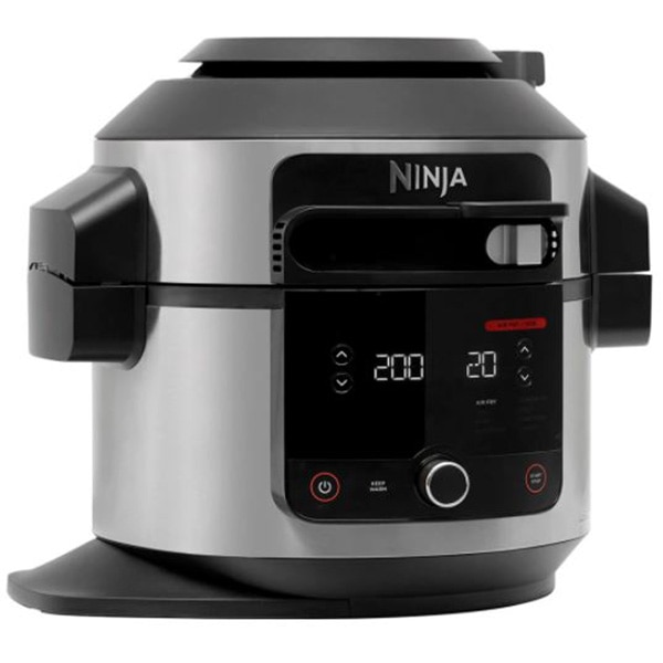 Mijoteur Ninja Multicuiseur Foodi SmartLid 11 en 1 OL550EU 1460 Watt Noir  et Argent