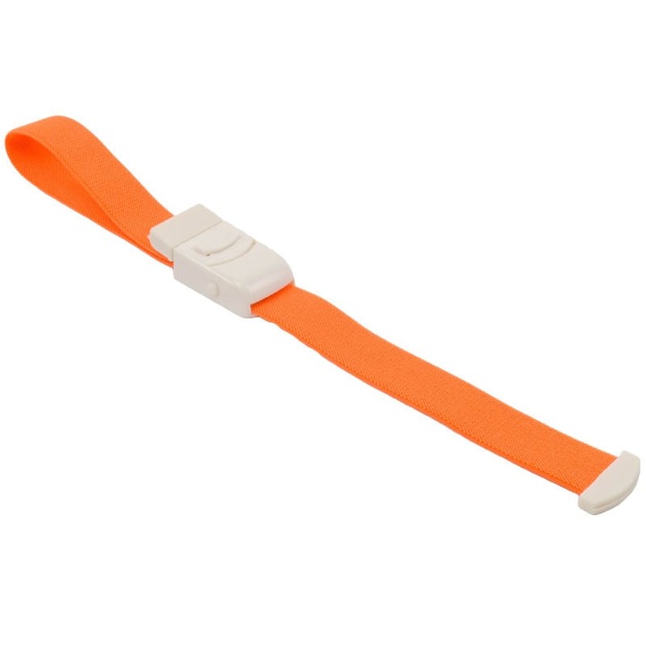 Garou medical cu eliberarea rapida sau treptata, 40.5 cm, blocare simpla, material textil, portocaliu