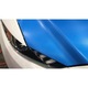 Folie autocolant Albastru Carbon 125cm x 30cm, iesire in relief, eliminare a bulelor de aer