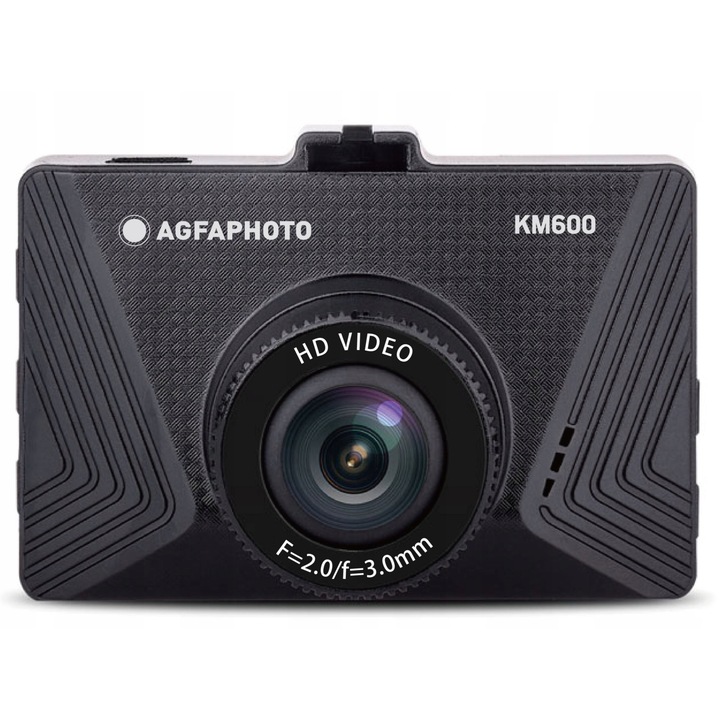 Автомобилна камера DVR H, AGFA KM600, Черен
