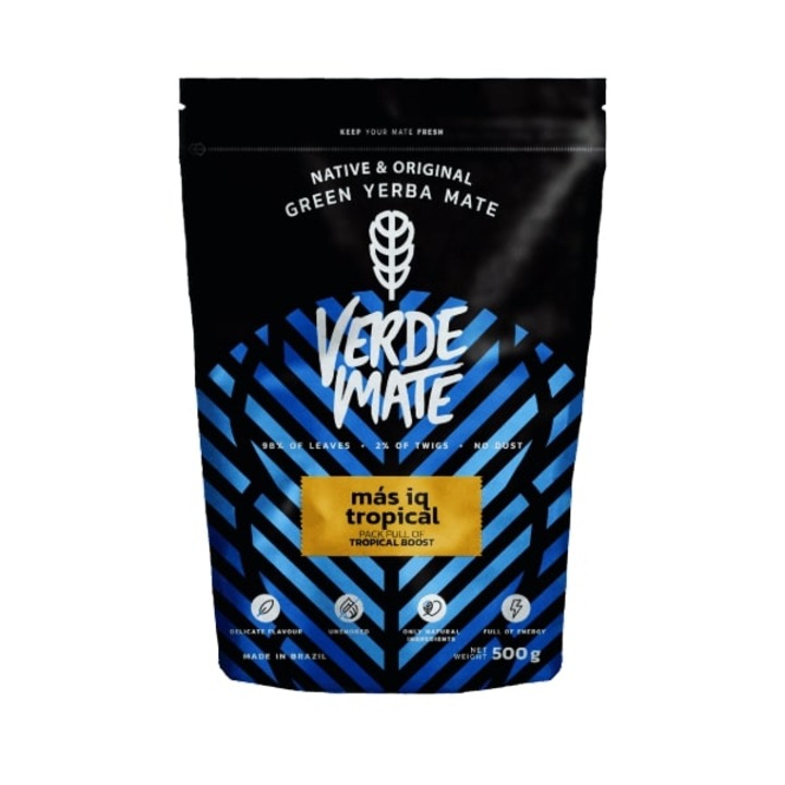 Чай Verde Mate Green Mas IQ Tropical Yerba Mate, Плодов, 0,5 кг