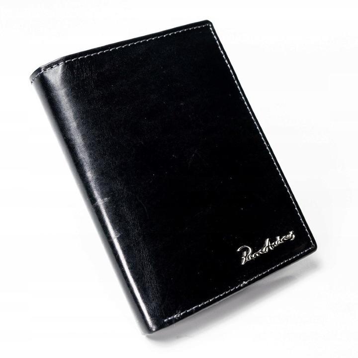 Portofel barbati, Pierre Andreus, piele naturala, protectie RFID, negru