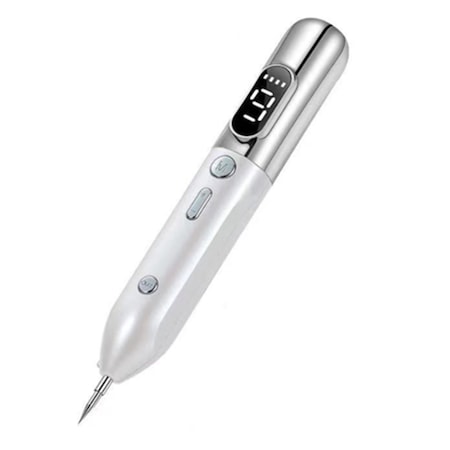 Aparat Plasma Pen Merkie, Indepartarea Negilor, Alunitelor, Cicatricilor, Tatuajelor, Pistruilor, Lifting pleoape, Ecran LCD, Alb si Argintiu