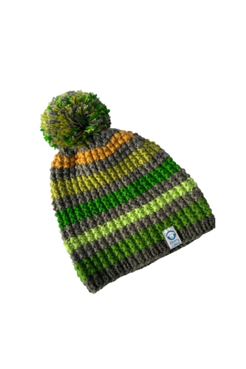 Caciula dama, HappyCzapy, Acril, Verde