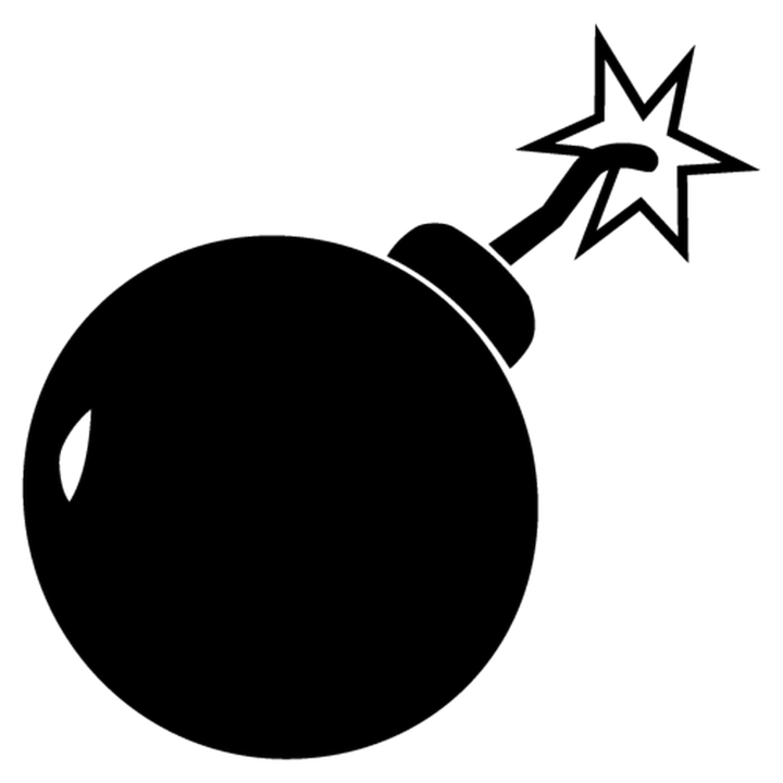 Sticker auto Bomba 20 cm, Oracal