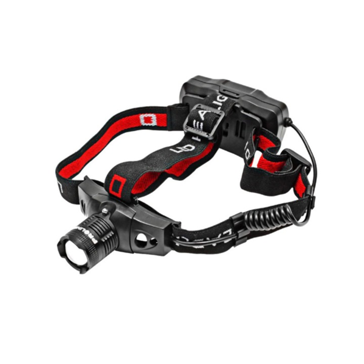 Proline LED fényszóró, Zoom funkcióval, 150 lumen, USB töltés, 2200mAh, fekete