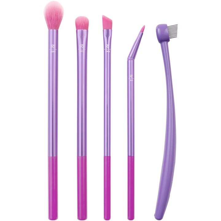 Set 5 pensule pentru machiaj Real Techniques Eye Love Drama Kit