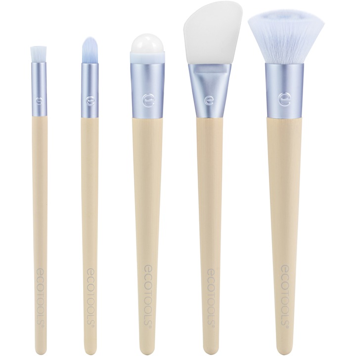 Eco Tools Elements Collection Hydro-Glow Kit sminkecset készlet, bézs/kék, 5 db