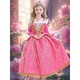 Rochie Printesa Aurora, AmzBarley®, 7-8 ani, 130 cm, Halloween, Carnaval, Craciun, Paste, Ziua Copilului, Ziua Indragostitilor, Roz