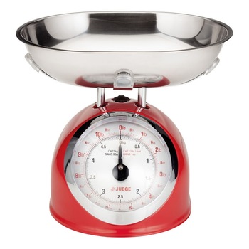 Cantar bucatarie Judge, 5 kg, rosu Cantar bucatarie Judge, 5 kg, rosu