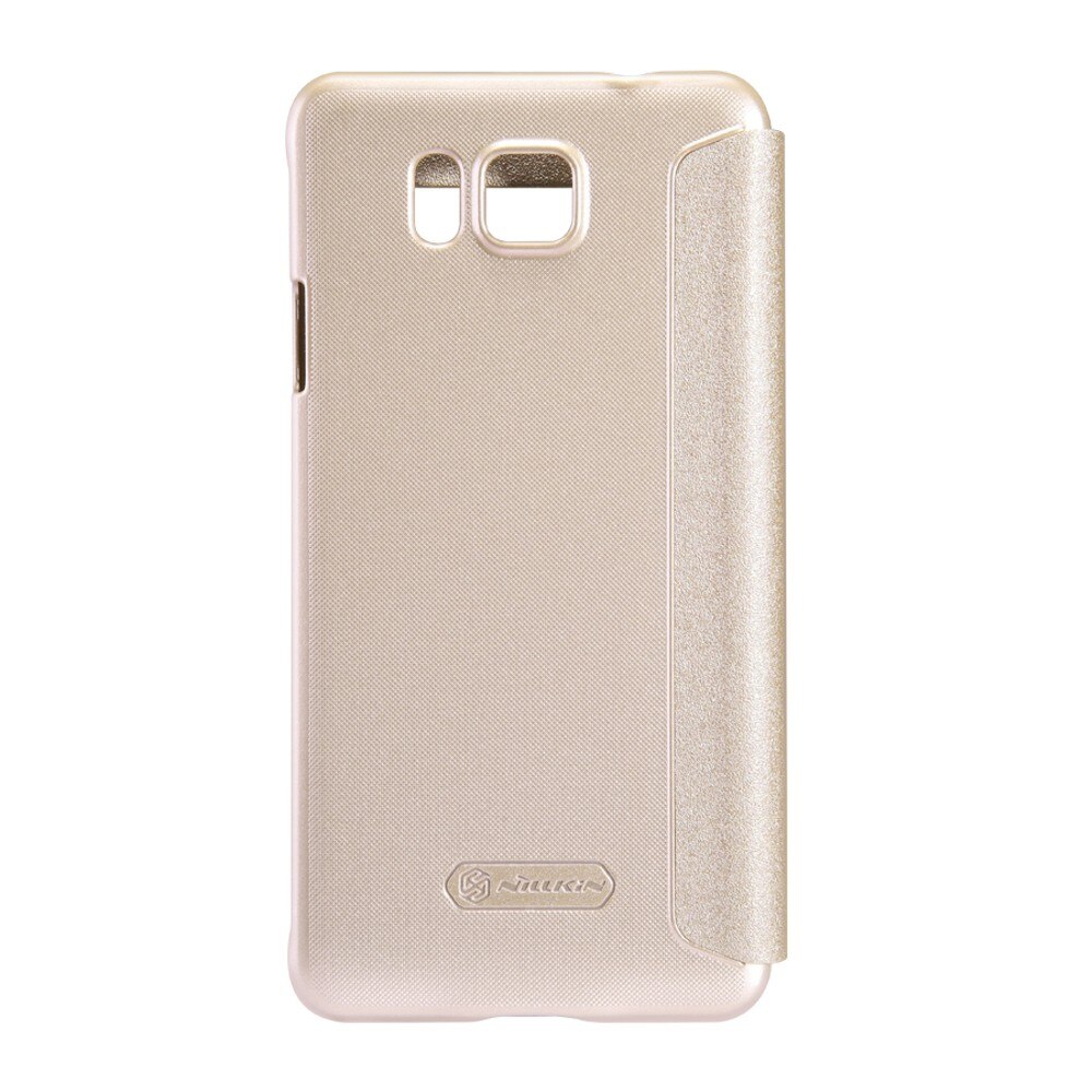 Husa Book Nillkin Sparkle pentru Samsung Galaxy Alpha G850F, Auriu