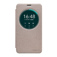 Husa Book Nillkin Sparkle pentru Asus Zenfone 2 Laser ZE550KL, Auriu