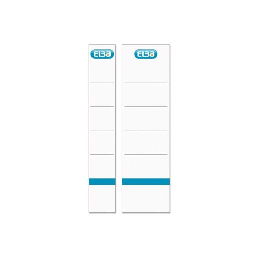 Etichete albe pentru biblioraft 80 mm , 10/set, ELBA