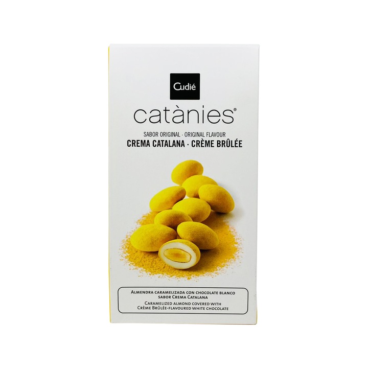 Migdale glazurate cu crema catalana - creme brulee Catanies Cudie 80g