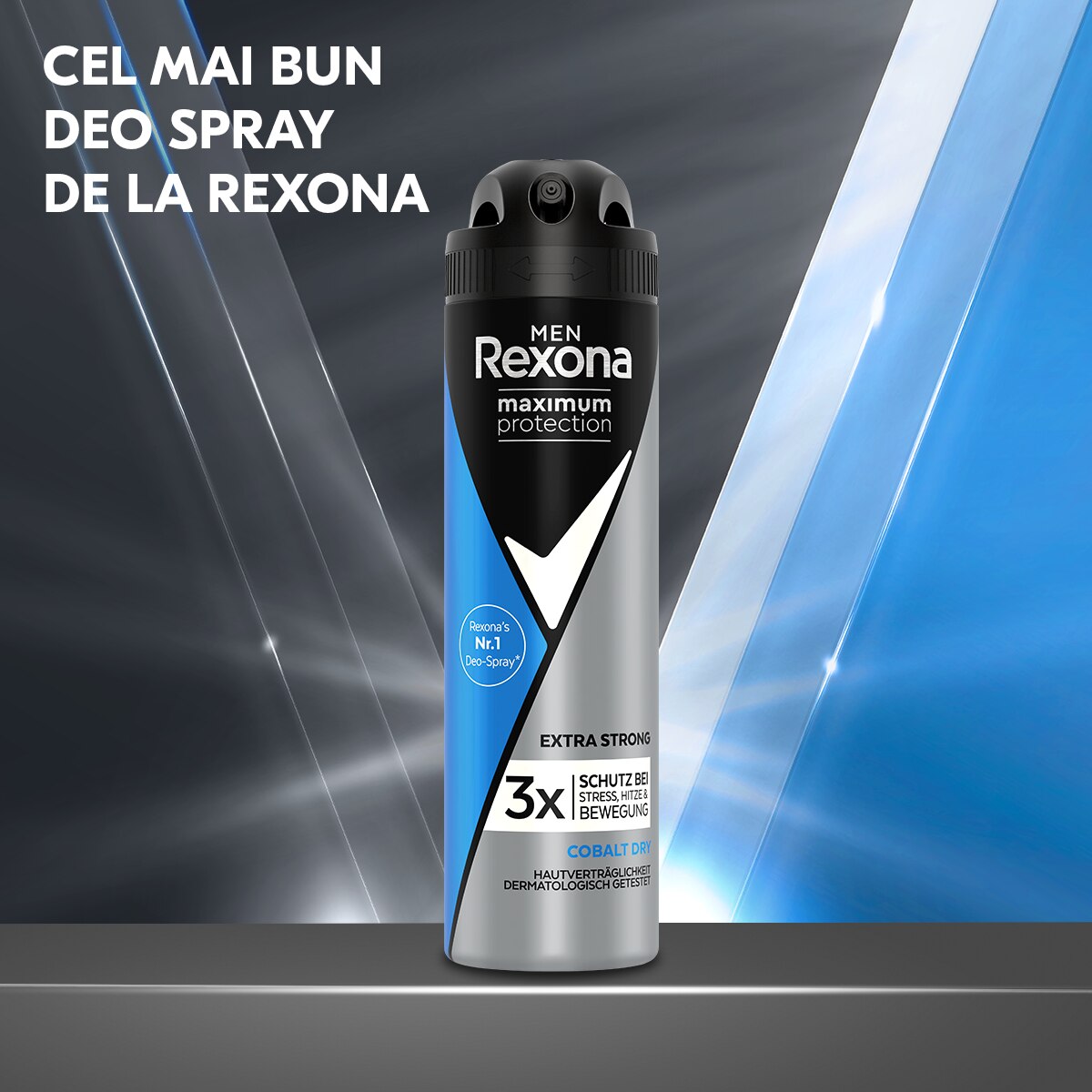 Rexona Deo Men Aerosol Cobalt Dry 150 ml