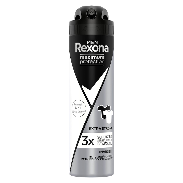 Дезодорант спрей Rexona Men Max Pro Invisible, 150 мл