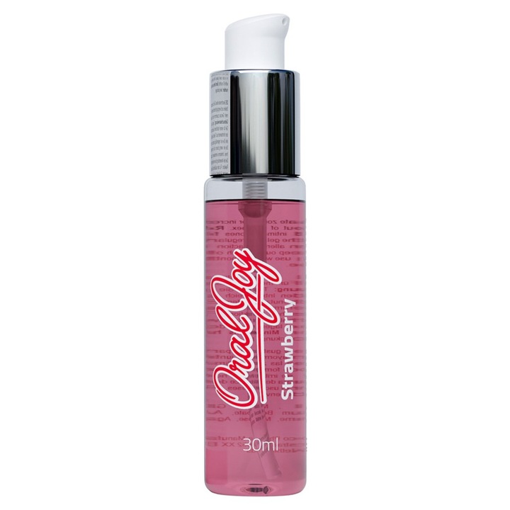 Gel pentru sex oral - Oral Joy Cobeco, cu aroma de capsuni, 30 ml, mai multa placere, gust intens