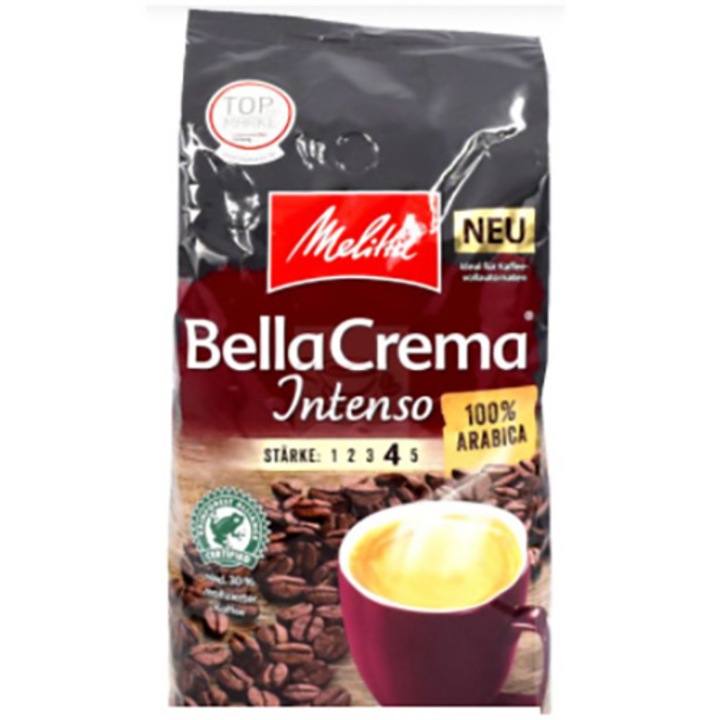 Cafea boabe Melitta Bellacrema intenso, 1 Kg