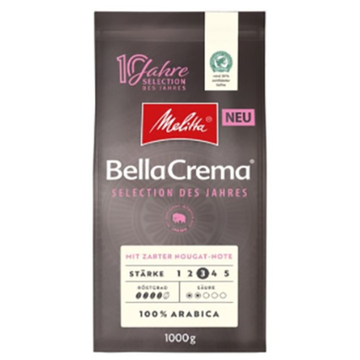 Cafea boabe Melitta Bellacrema selection des jahres, 1 Kg