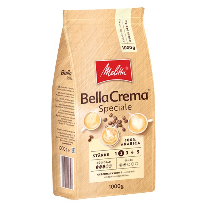 Cafea boabe Melitta Bellacrema Speciale, 1 Kg