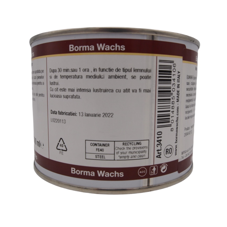 Вакса Borma Wachs Antikwachs, 500 ml, Тъмен дъб - eMAG.bg