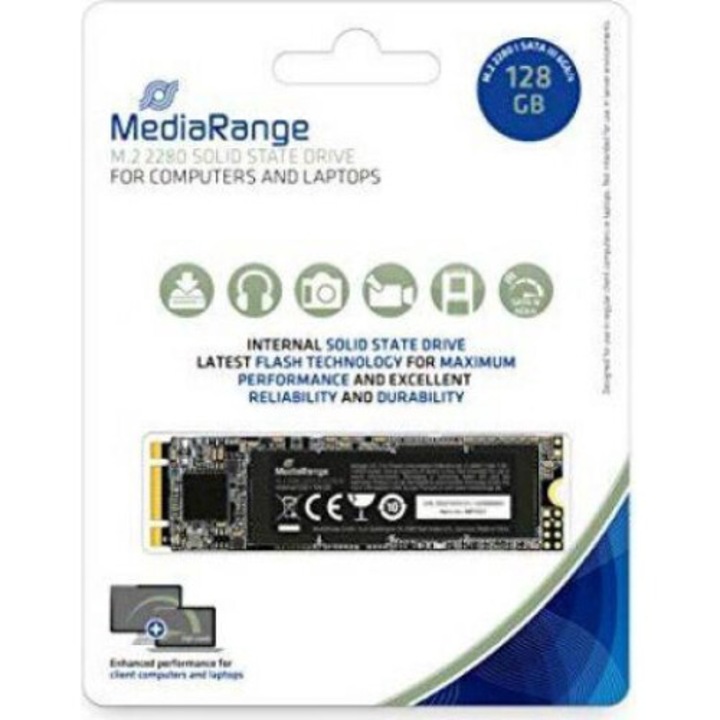 MediaRange 128GB M.2 2280, 169482, Winchester SSD