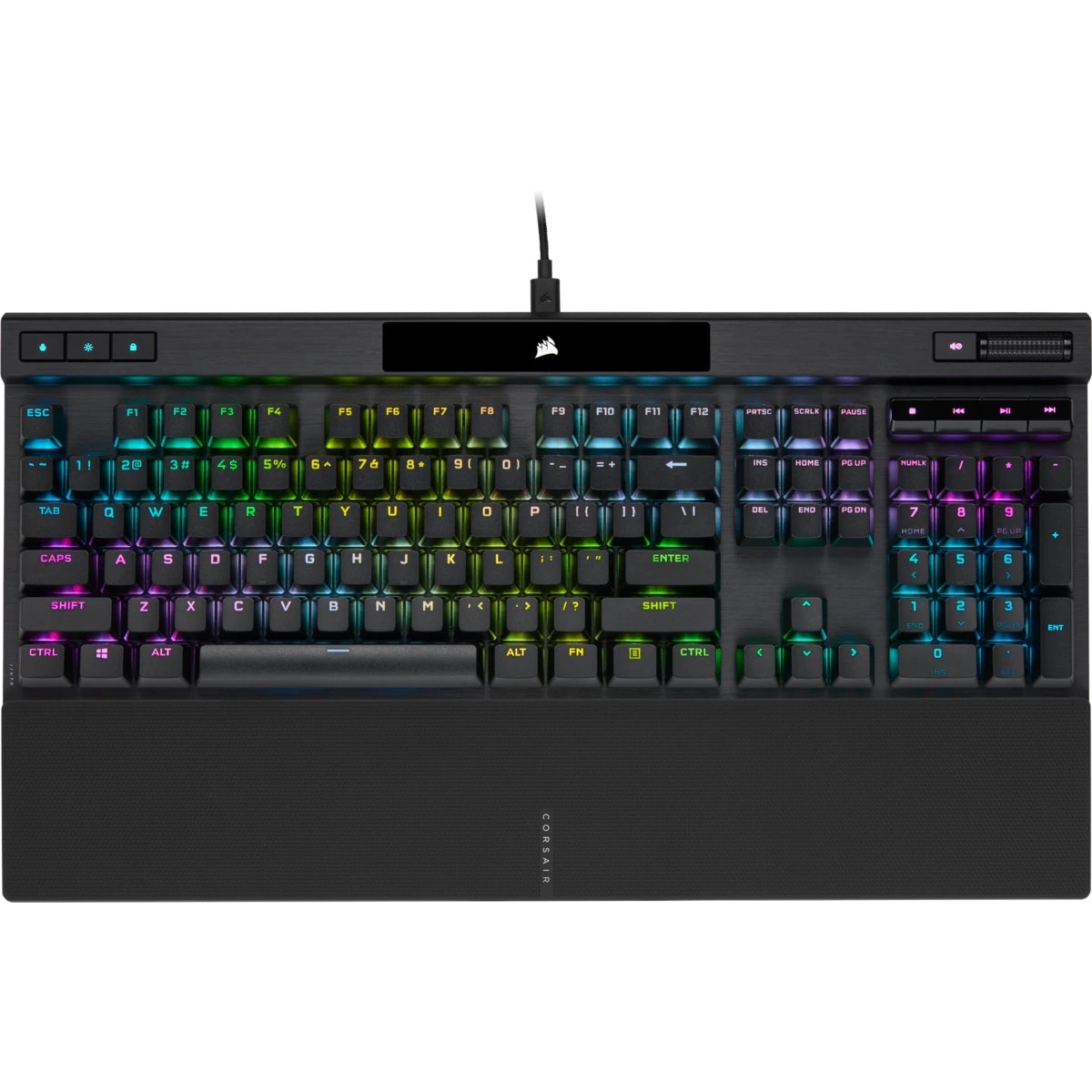 Tastatura Gaming Corsair K70 RGB PRO, CHERRY MX Red, Iluminare RGB, USB, Negru