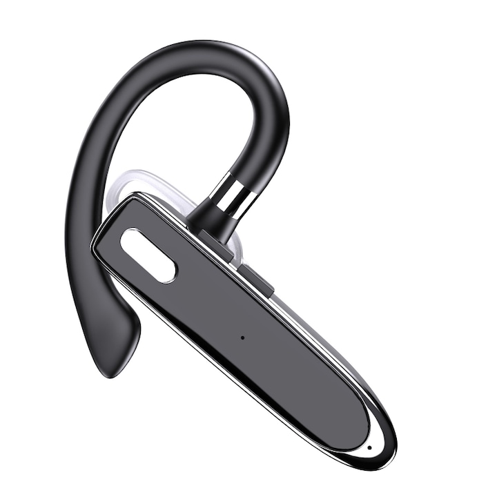 Casti audio fara fir GoGEN HBTM 93B, Over the Ear, Bluetooth 5.3, functie anulare zgomot ambiental, microfon, negru