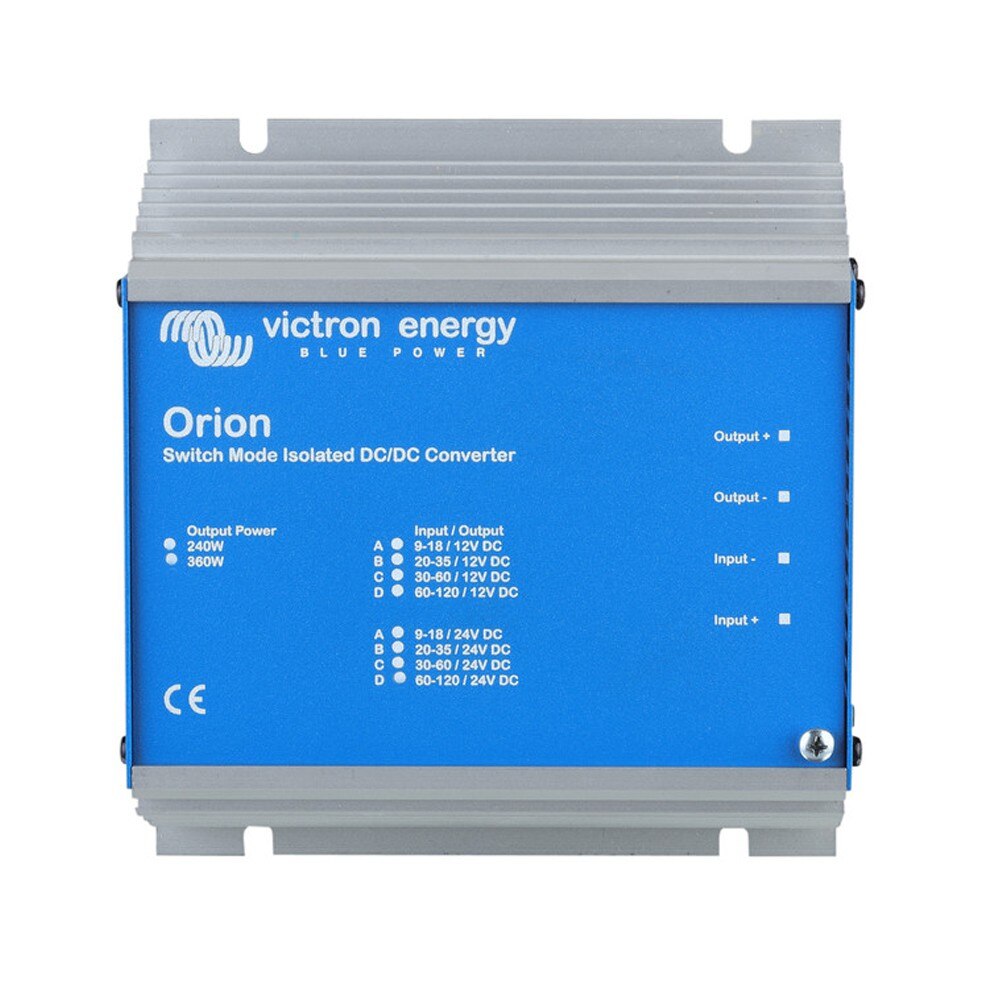 Convertor izolat de tensiune DC-DC Orion 24/48-7,5A (360W) Victron pentru panouri solare