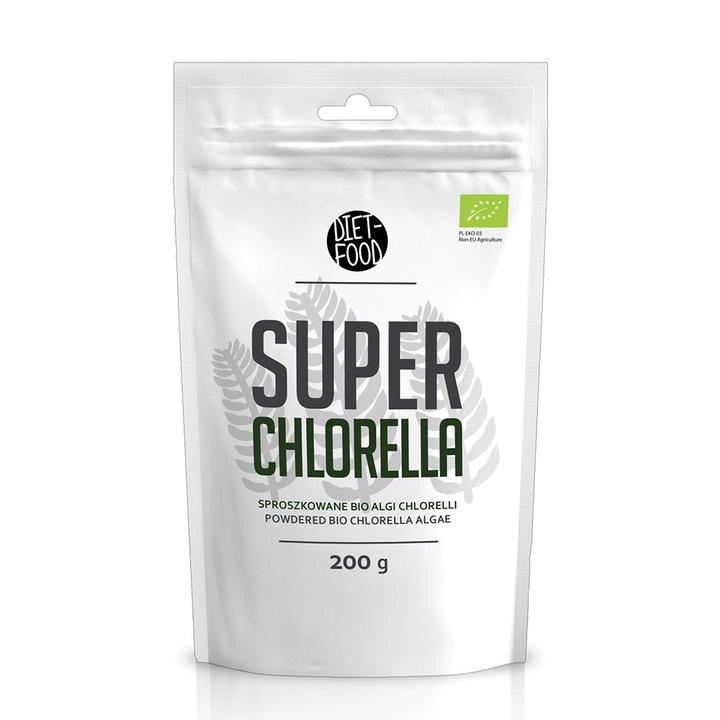 Chlorella bio pulbere, Diet Food, 200g