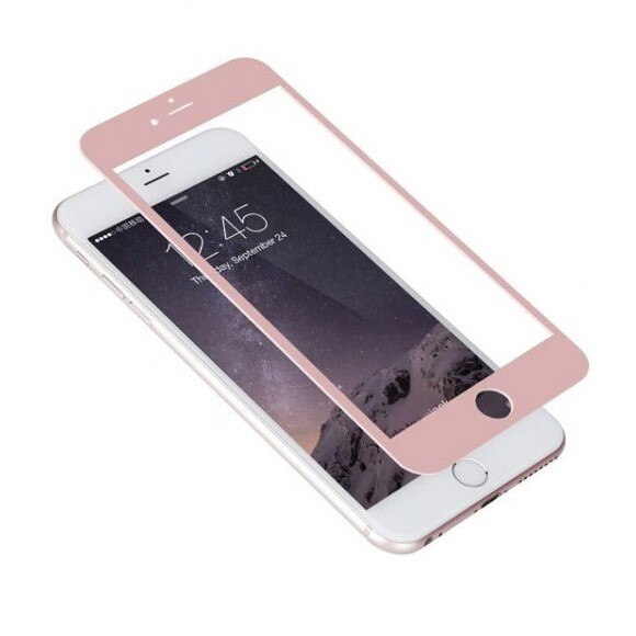 Realm Invest average Folie protectie sticla securizata iPhone 6 Full 3D - Rose Gold - eMAG.ro