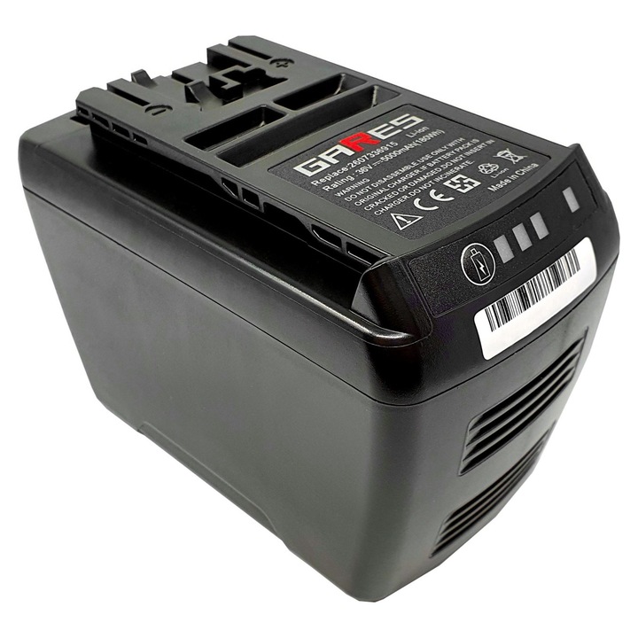 Baterie Gares 36V 5Ah pentru Bosch Rotak 43 Rotak 37 LI GBH 36 VF-Li Rotak 34 Li