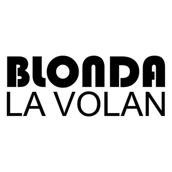 Sticker auto - Blonda la volan - Negru mat - 15.2 x 5.8 cm Sticker auto - Blonda la volan - Negru mat - 15.2 x 5.8 cm